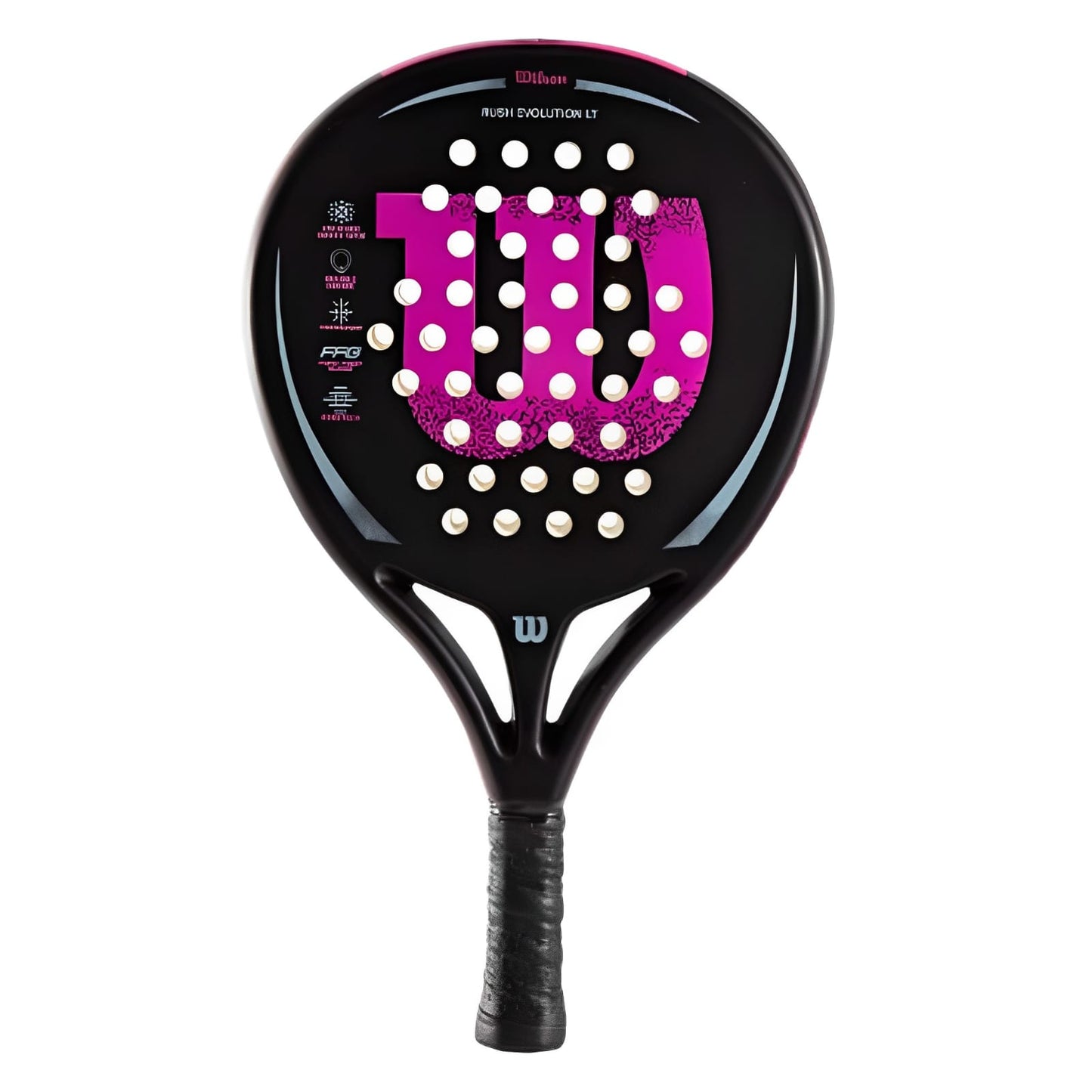 Paleta De Padel Wilson Rush Evolution Lt - Fibra De Vidrio