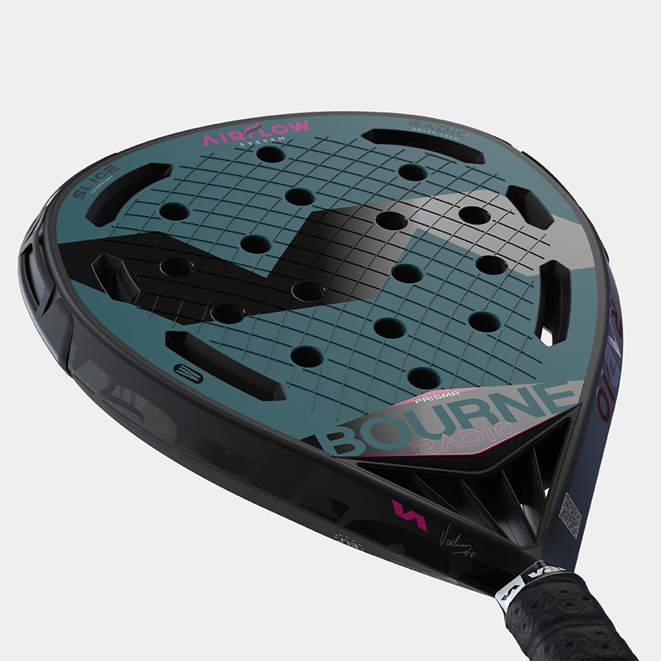 Paleta De Padel Varlion Bourne Summum Prisma Radio W 2023 - Carbono