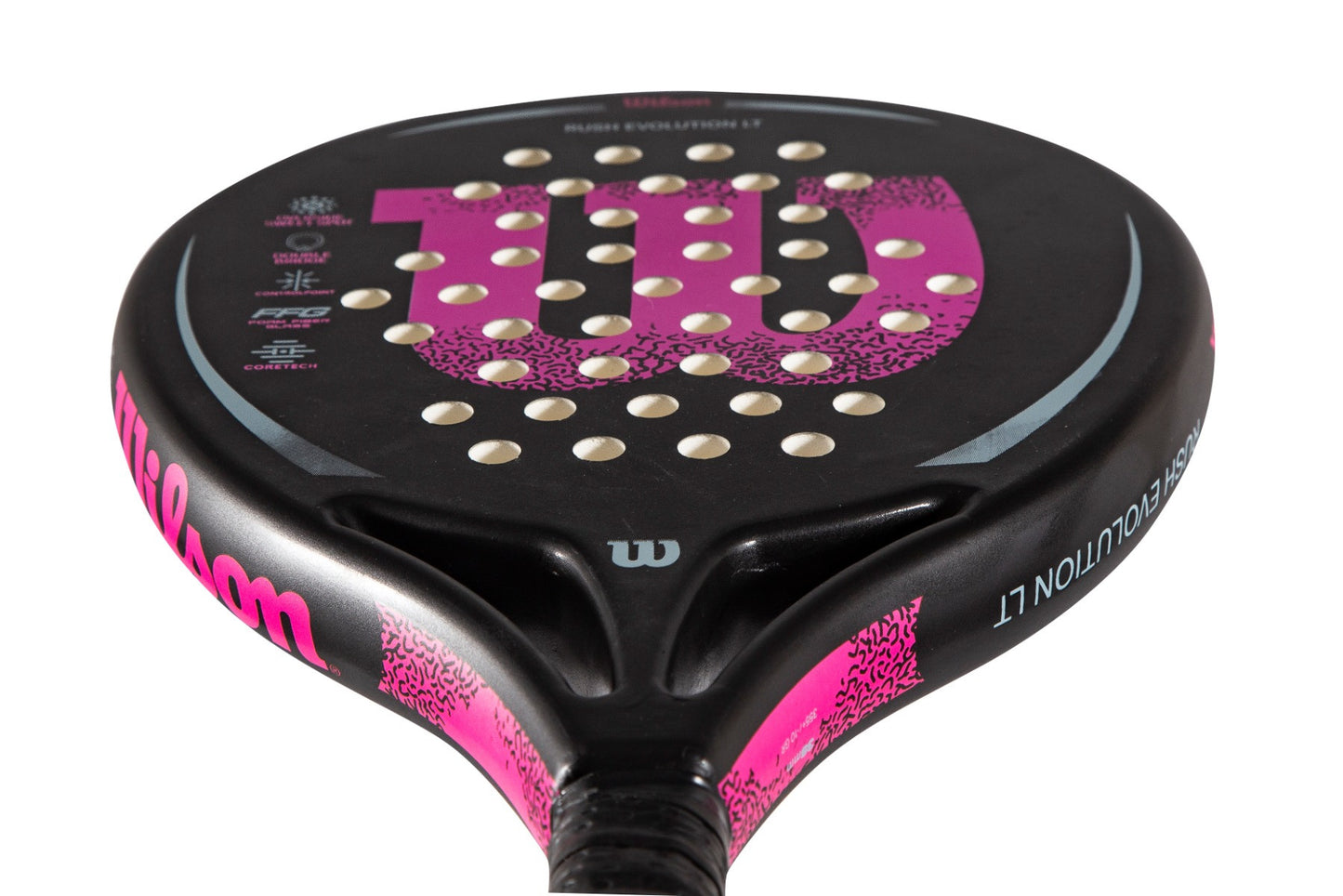Paleta De Padel Wilson Rush Evolution Lt - Fibra De Vidrio