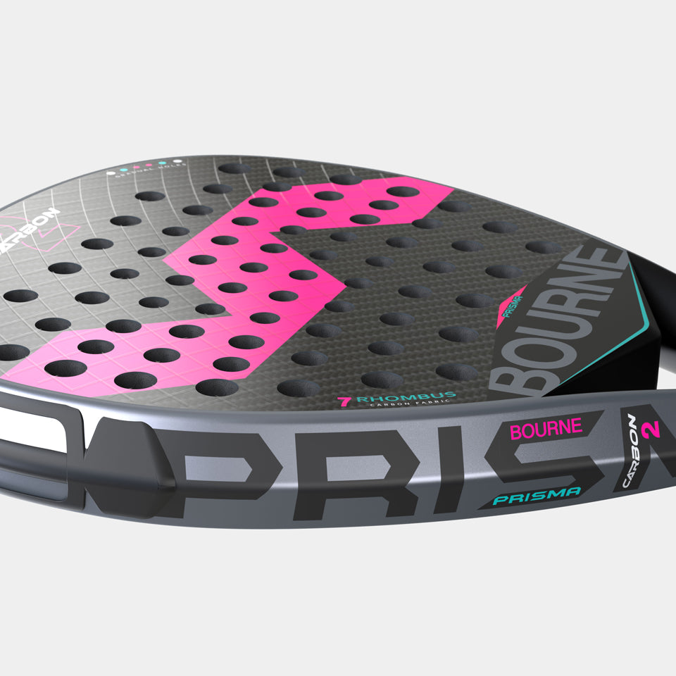 Paleta De Padel Varlion Bourne Carbon 2 Prisma 2022 - Fibra De Carbono