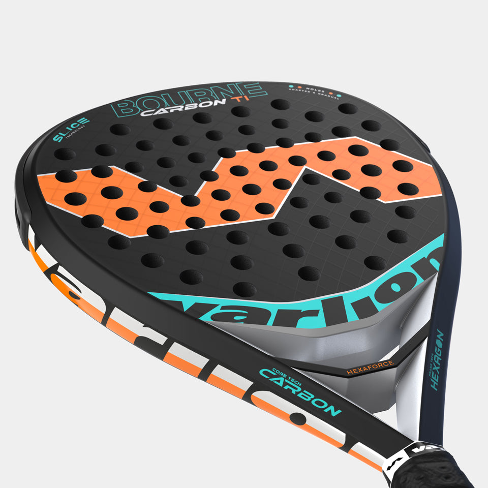Paleta De Padel Varlion Bourne Carbon Ti 2022 - Fibra De Vidrio