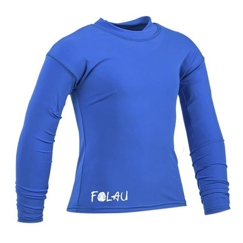 Remera de Natacion Folau Con Protección Solar Uv 50 - Niños