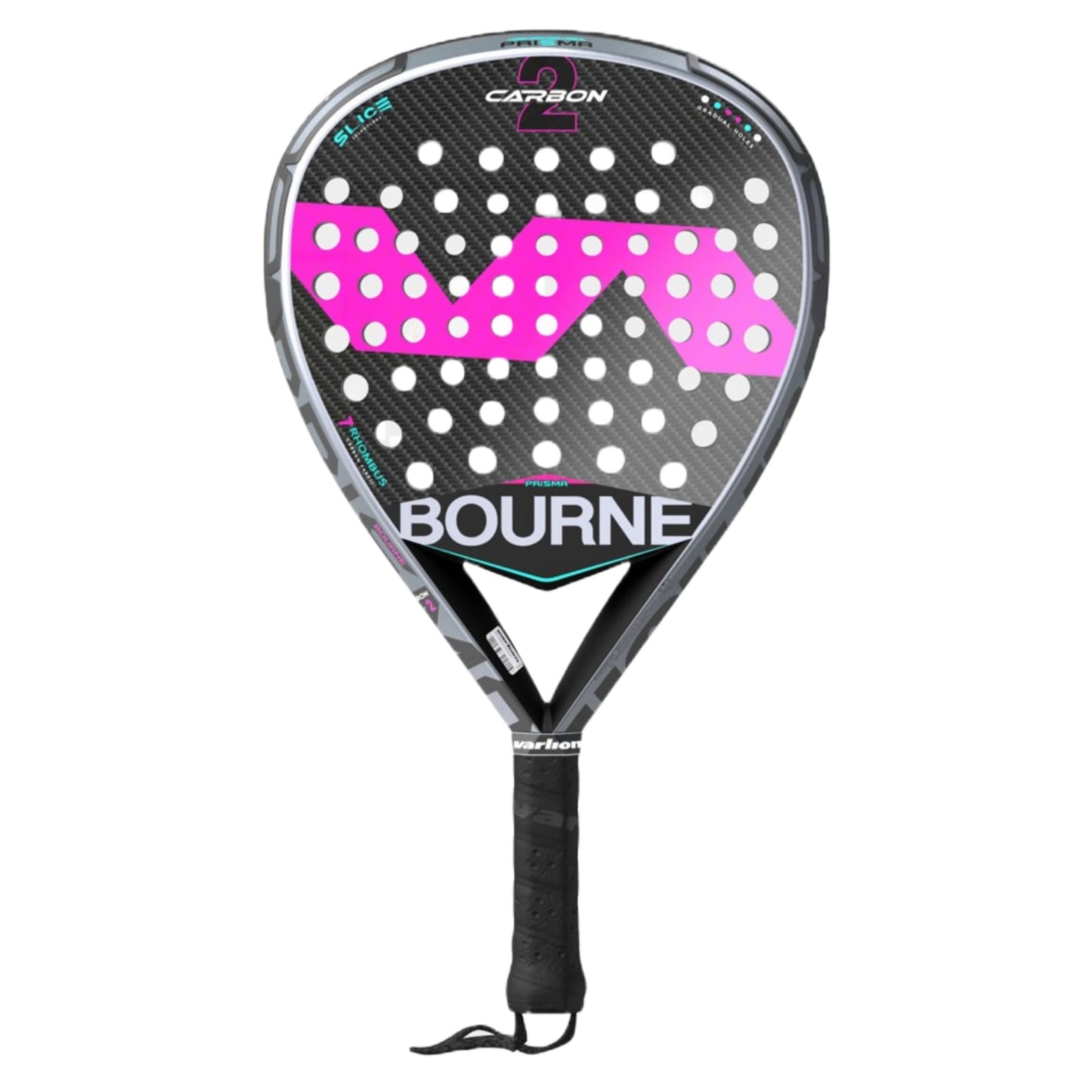 Paleta De Padel Varlion Bourne Carbon 2 Prisma 2022 - Fibra De Carbono