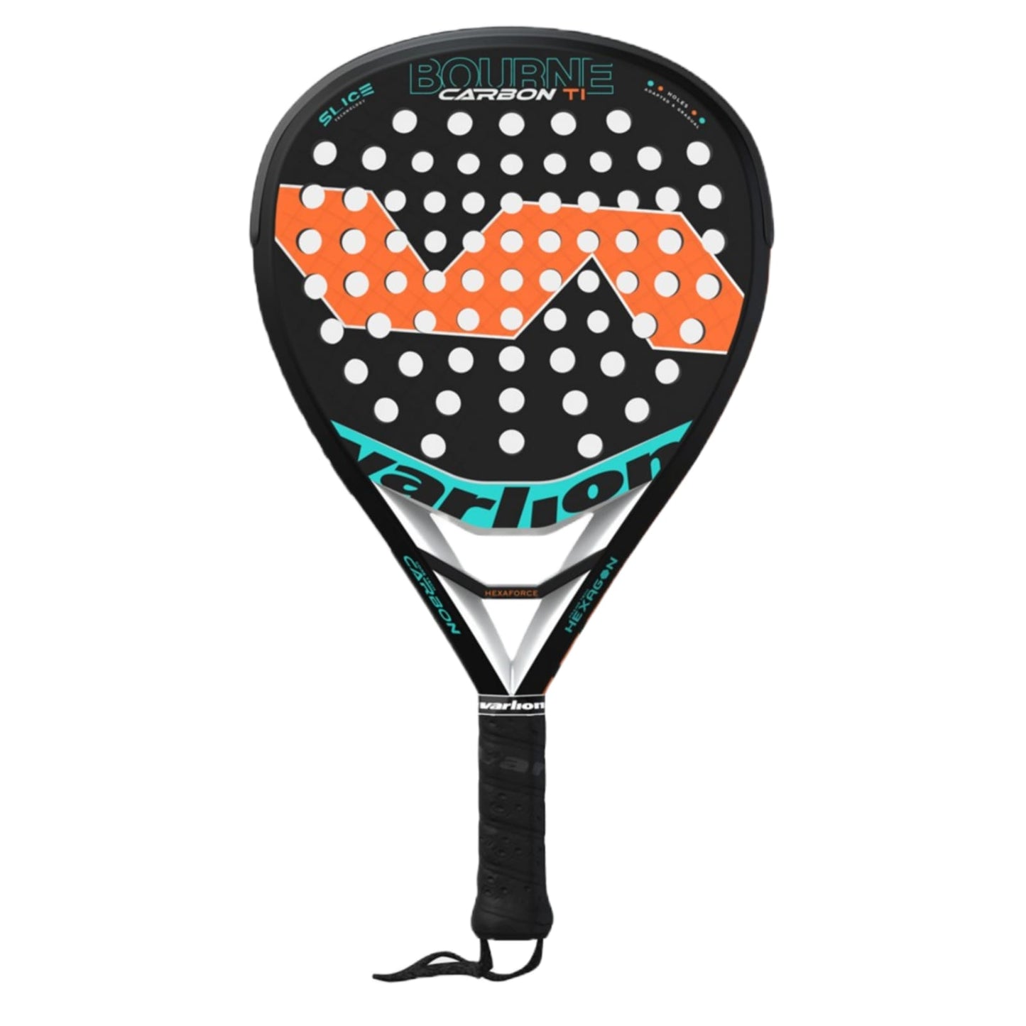 Paleta De Padel Varlion Bourne Carbon Ti 2022 - Fibra De Vidrio