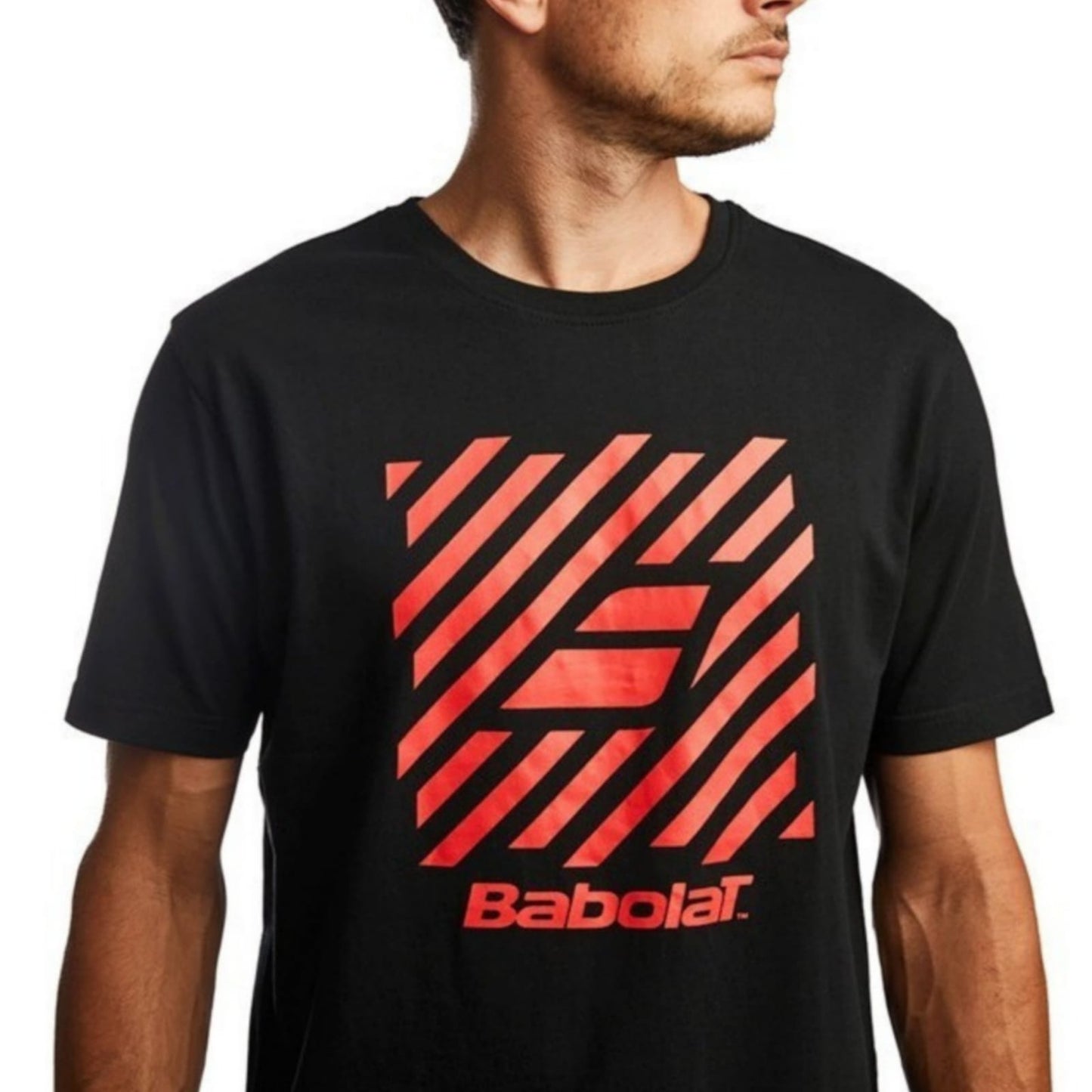 Remera De Tenis Babolat Basic Logo - Hombre