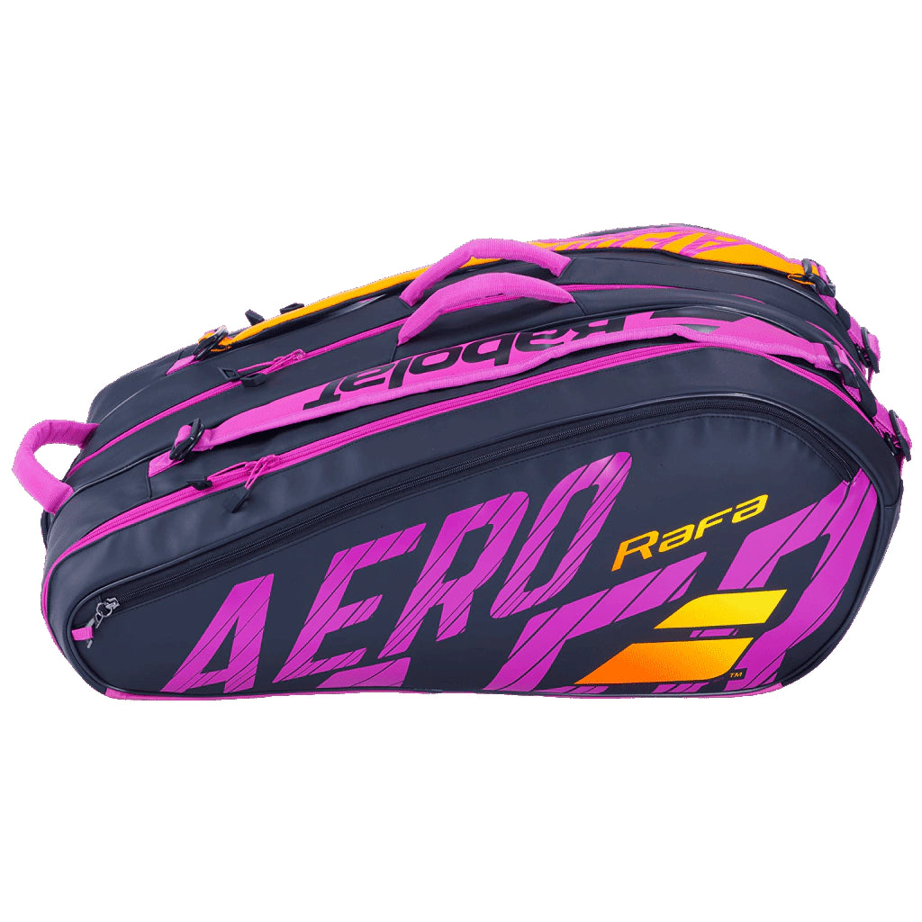 Bolso Raquetero Babolat Rh12 Pure Aero Rafa 2021 - 3 Compartimientos