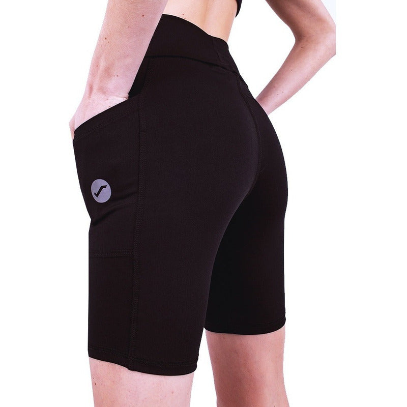 Calza Ciclista de Fitness Snauwaert Con Bolsillo - Mujer