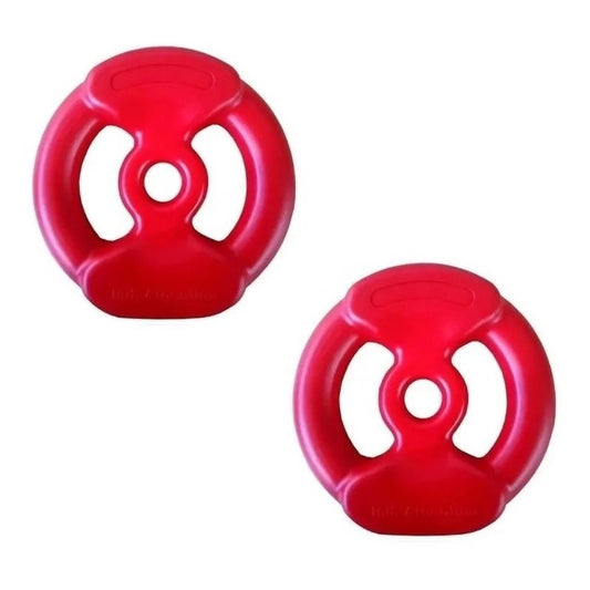 Par De Discos De Fitness De Pvc - 2.5 Kg c/u
