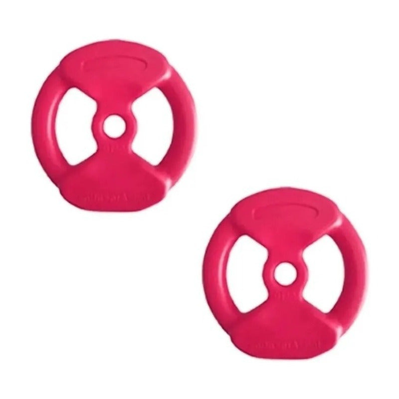 Par De Discos De Fitness De Pvc - 1 Kg c/u