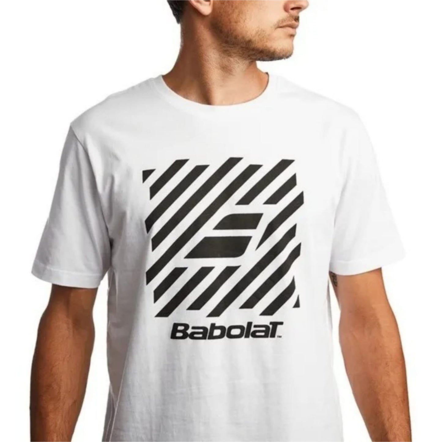 Remera De Tenis Babolat Basic Logo - Hombre